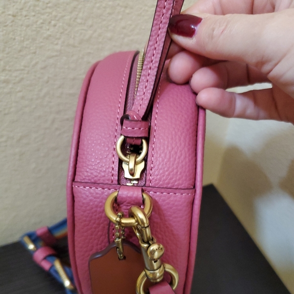 Coach Kia Circle Crossbody In Colorblock - Picture 11 of 12